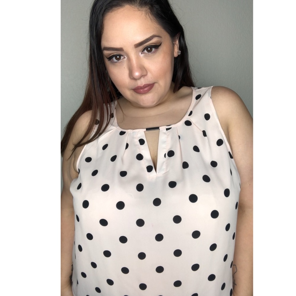 Torrid Polka Dot Top Size 1